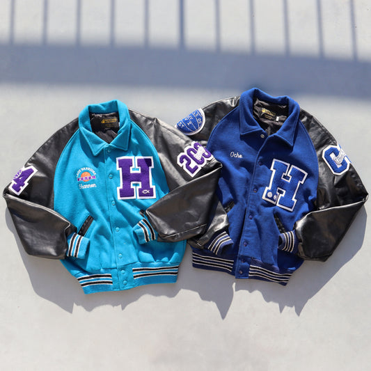 used : (ROCK CREEK ATHLETICS)  "H" Patch Award Jacket