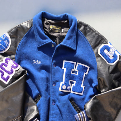 used : (ROCK CREEK ATHLETICS)  "H" Patch Award Jacket