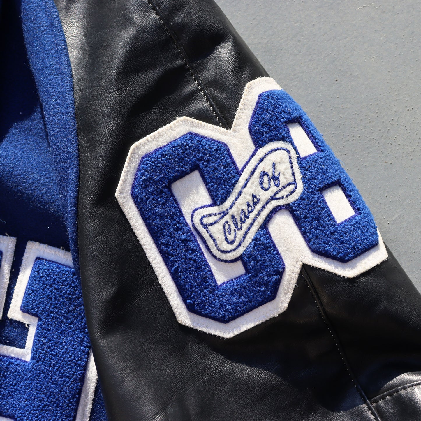 used : (ROCK CREEK ATHLETICS)  "H" Patch Award Jacket