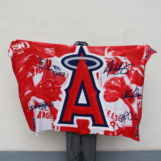 used : LA Angels Players Blanket