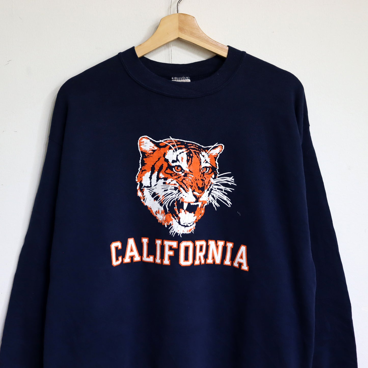 COPY CAT : "CALIFORNIA TIGER" SWEAT  - Navy