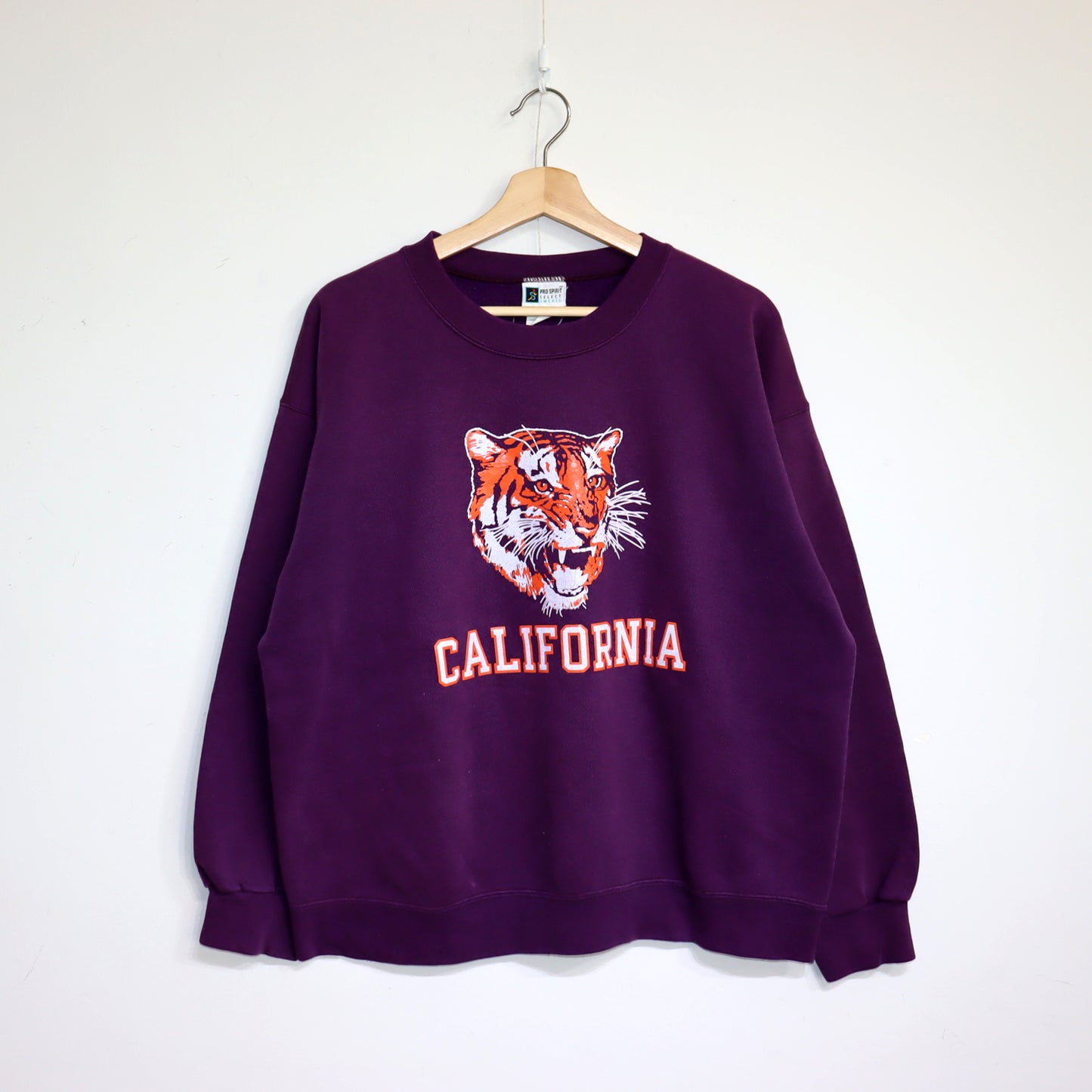 COPY CAT : "CALIFORNIA TIGER" SWEAT - Burgandy