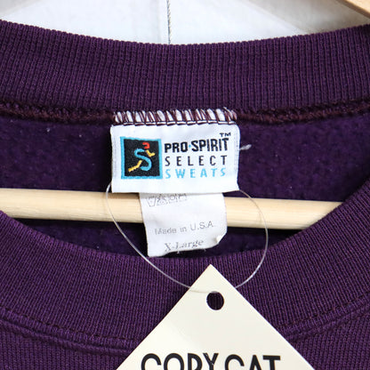 COPY CAT : "CALIFORNIA TIGER" SWEAT - Burgandy