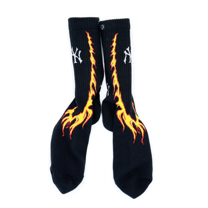 MLB×ROSTER SOX:MLB-173 MLB FIRE SOCKS