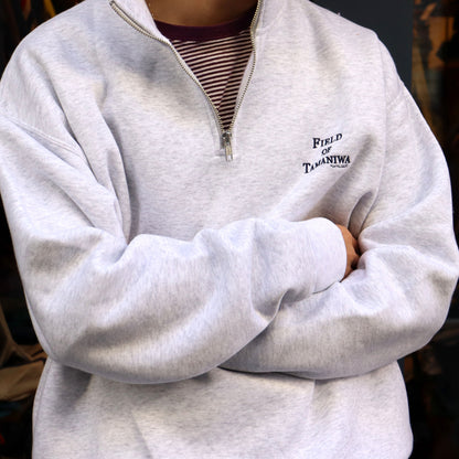 TAMANIWA : TMNW-195 FOT HALF ZIP SWEAT