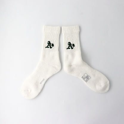 MLB×ROSTER SOX ：MLB-128 B3D MLB SOCKS - OAK