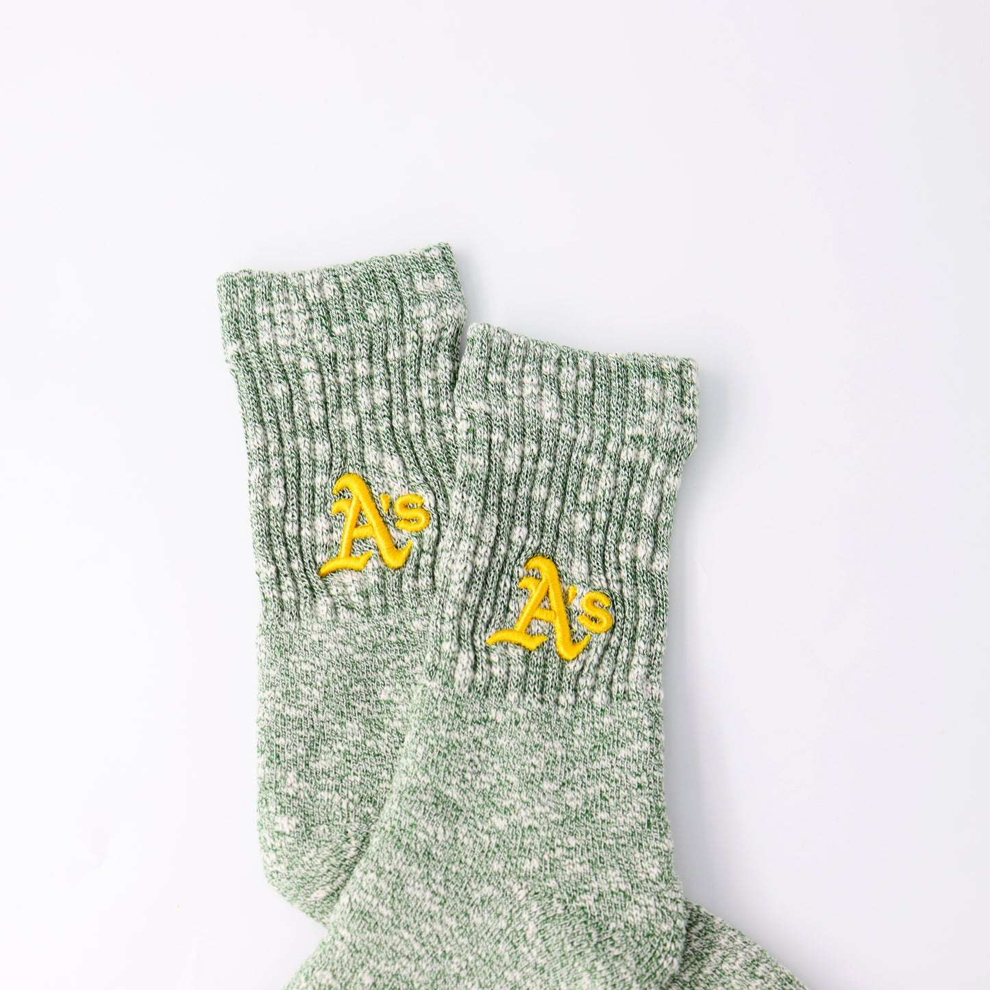 MLB×ROSTER SOX ：MLB-128 B3D MLB SOCKS - OAK