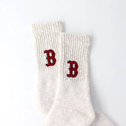 MLB×ROSTER SOX ：MLB-128 B3D MLB SOCKS - BOS