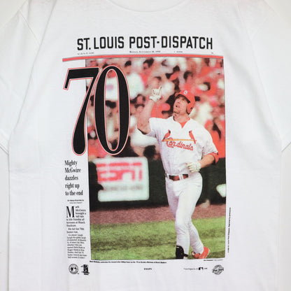 Dead Stock : (Front Pages) MLB Newsparper Tee - Mark McGwire #1