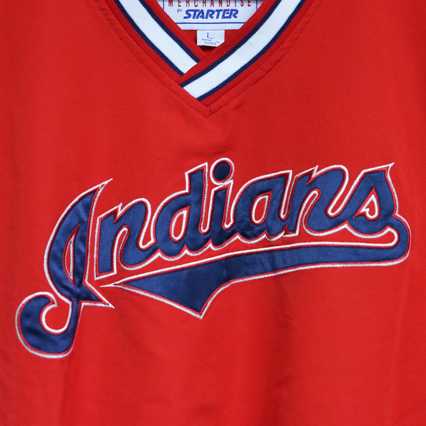 Used: (Starter) Indians Stadium JK [Scratches on the hem]