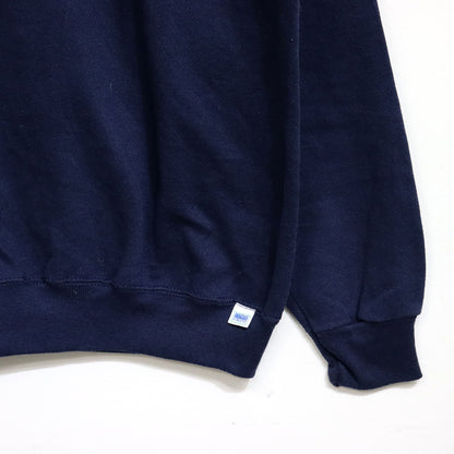 COPYCAT : USATA 1/2 ZIP SWEAT SHIRT - NAVY