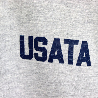 COPYCAT : USATA 1/2 ZIP SWEAT SHIRT - ASH