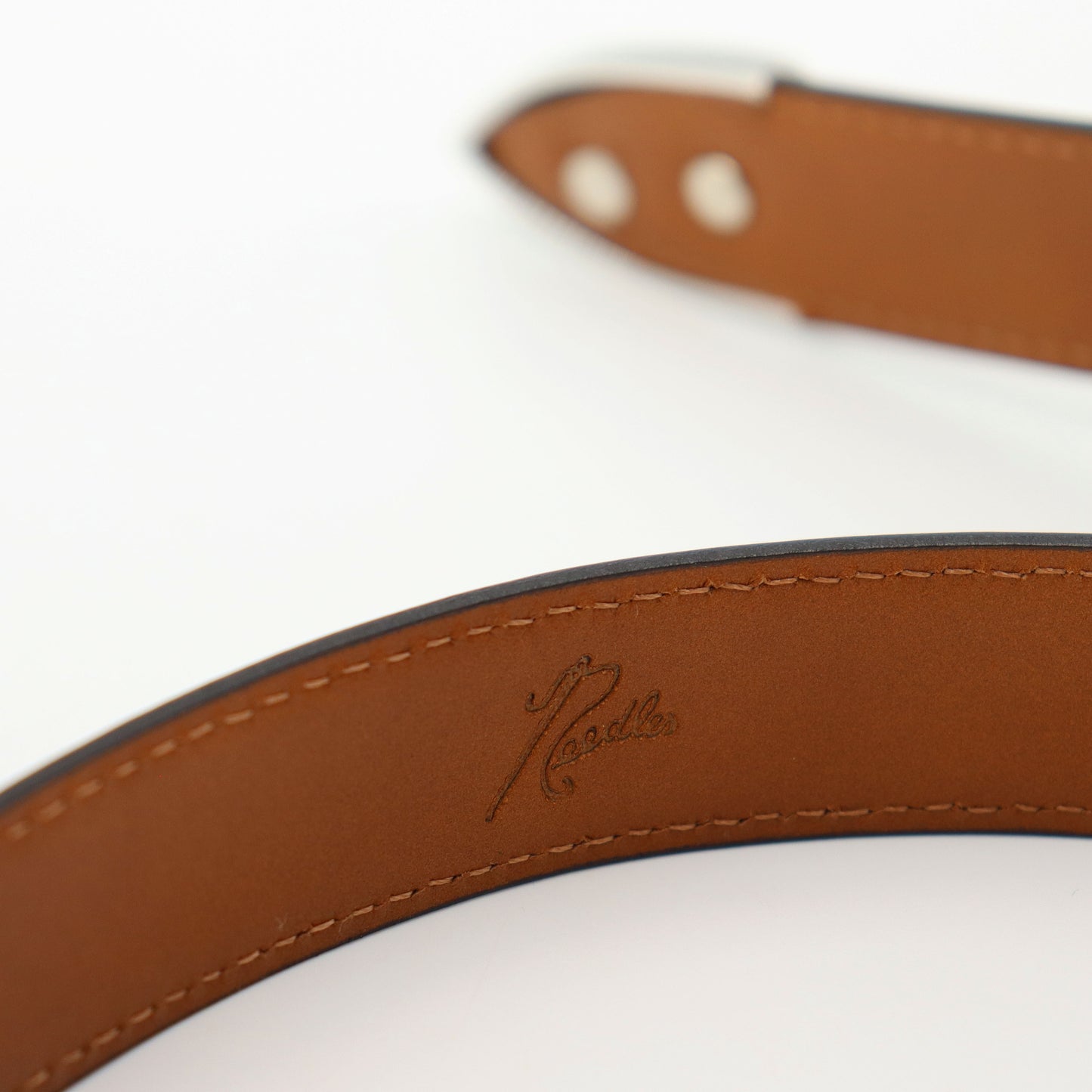 Needles : Papillon Western Tip Belt - Steer Leather.