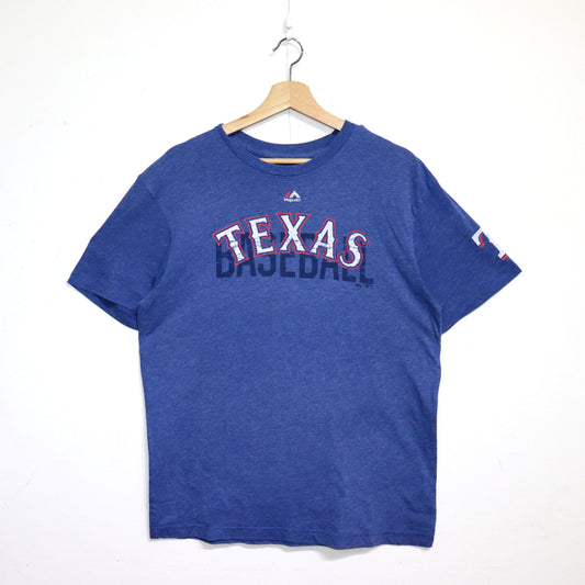 used : (Majestic) Rangers "TEXAS" Tee