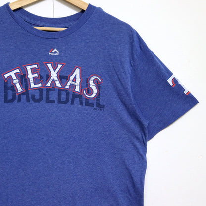 used : (Majestic) Rangers "TEXAS" Tee