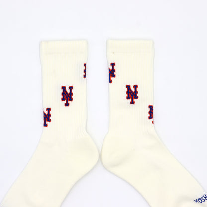 MLB×ROSTER SOX ：MLB-135 MLB TEAM 3LOGO SOCKS