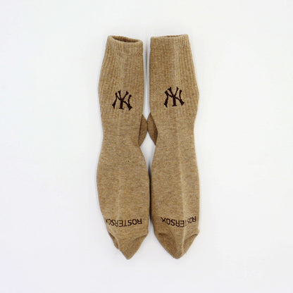 MLB×ROSTER SOX: MLB-134 MLB LOGO SOCKS - NYY