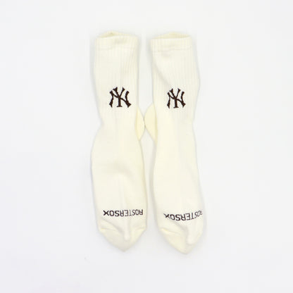 MLB×ROSTER SOX: MLB-134 MLB LOGO SOCKS - NYY