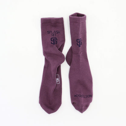 MLB×ROSTER SOX ：MLB-134 MLB LOGO SOCKS - SFG