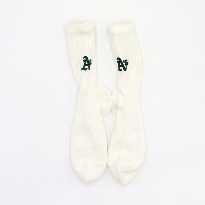 MLB×ROSTER SOX ：MLB-170 B3D MLB SOCKS - OAK