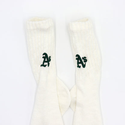 MLB×ROSTER SOX ：MLB-170 B3D MLB SOCKS - OAK