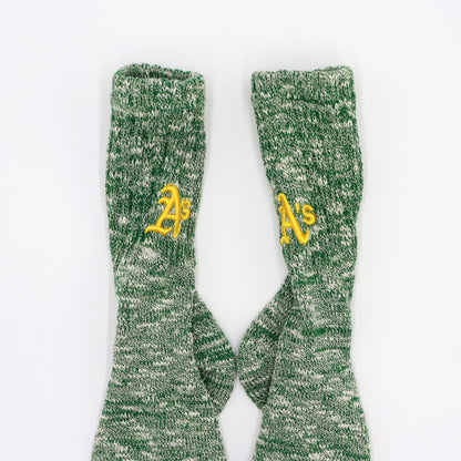 MLB×ROSTER SOX ：MLB-170 B3D MLB SOCKS - OAK