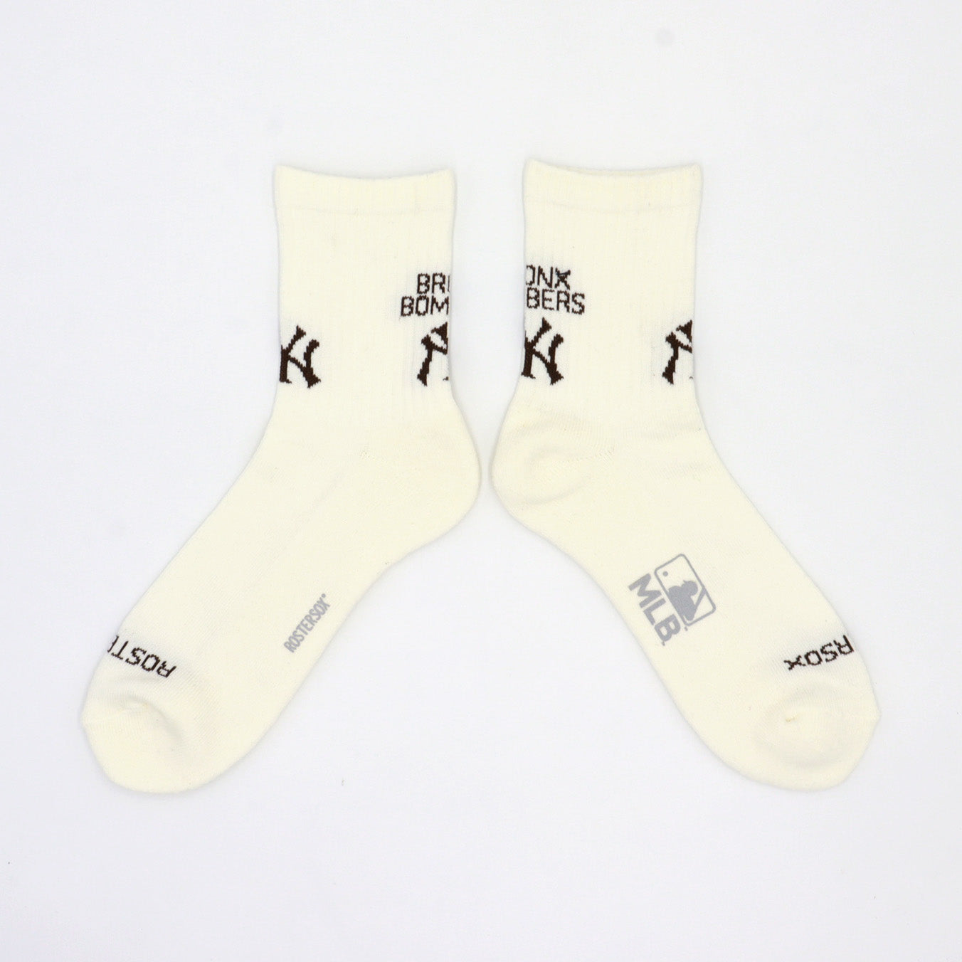 MLB×ROSTER SOX: MLB-134 MLB LOGO SOCKS - NYY