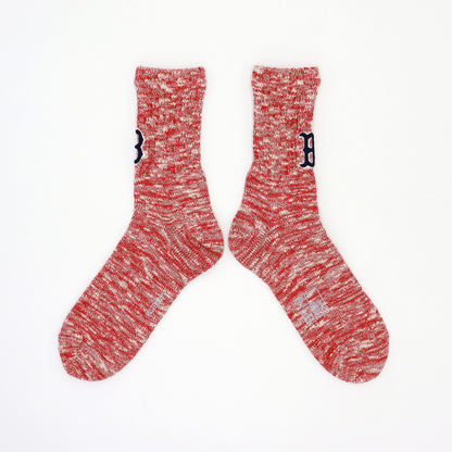 MLB×ROSTER SOX ：MLB-170 B3D MLB SOCKS - BOS