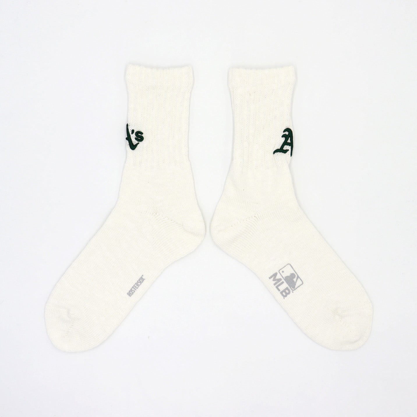 MLB×ROSTER SOX ：MLB-170 B3D MLB SOCKS - OAK