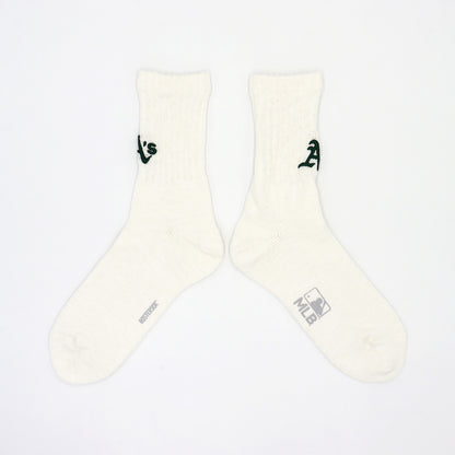 MLB×ROSTER SOX ：MLB-170 B3D MLB SOCKS - OAK