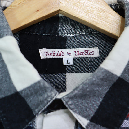 Rebuild by Needles: Flannel Shiirt - Ribbon Shirt #64