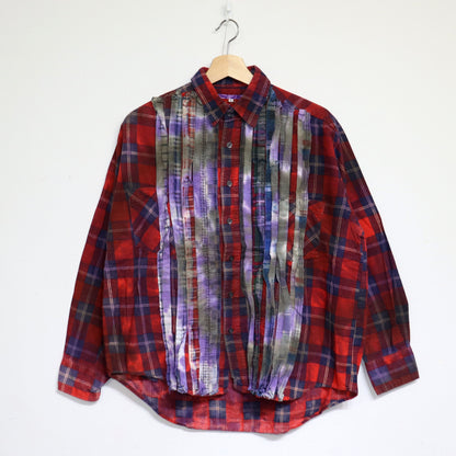 rb NDLS : Flannel Shiirt - Ribbon Shirt Uneven Die #64