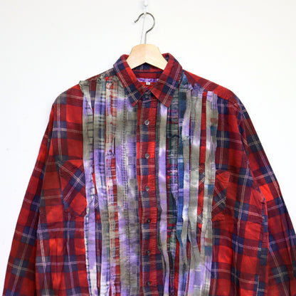 rb NDLS : Flannel Shiirt - Ribbon Shirt Uneven Die #64