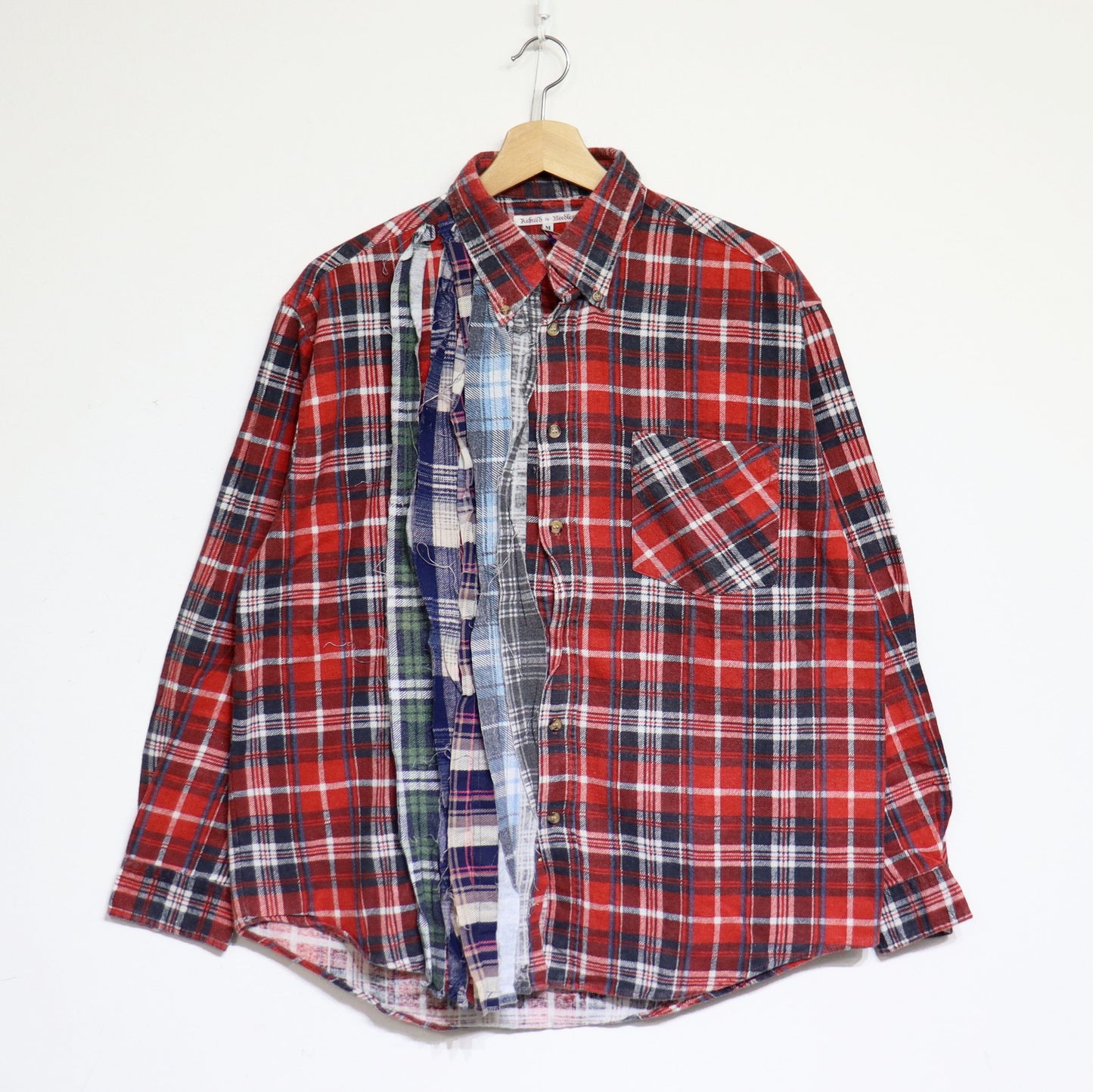 rb NDLS : Flannel Shiirt - Ribbon Shirt Uneven Die #64