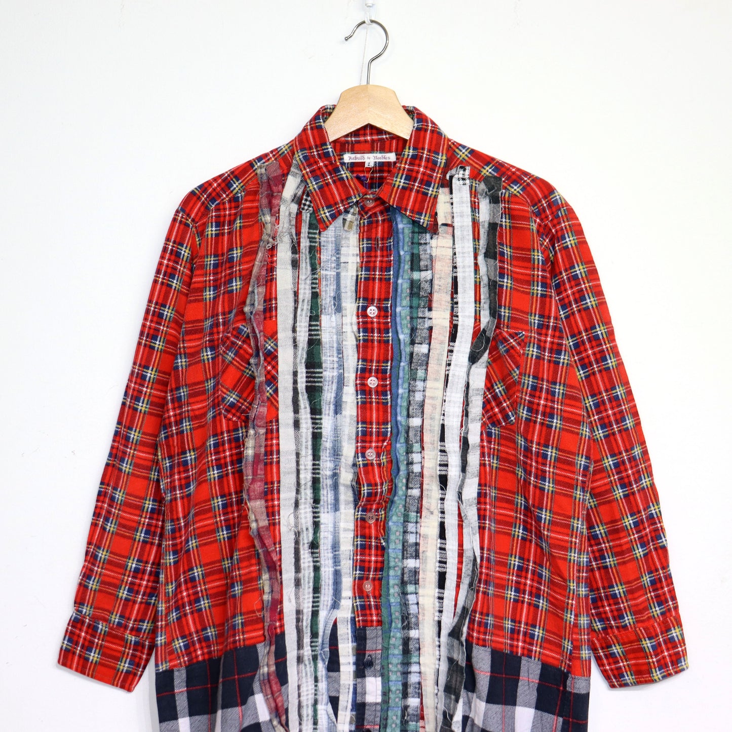 rb NDLS : Flannel Shiirt - Ribbon Shirt Uneven Die #64