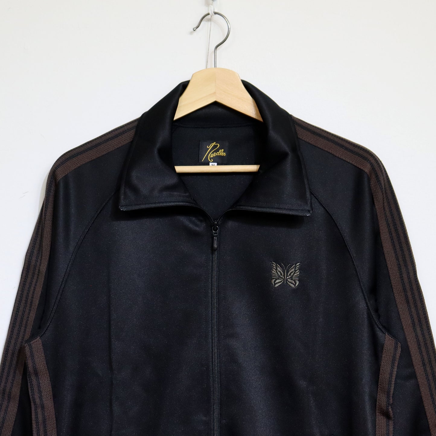 Needles：Track Jacket - Poly Smooth【Black】