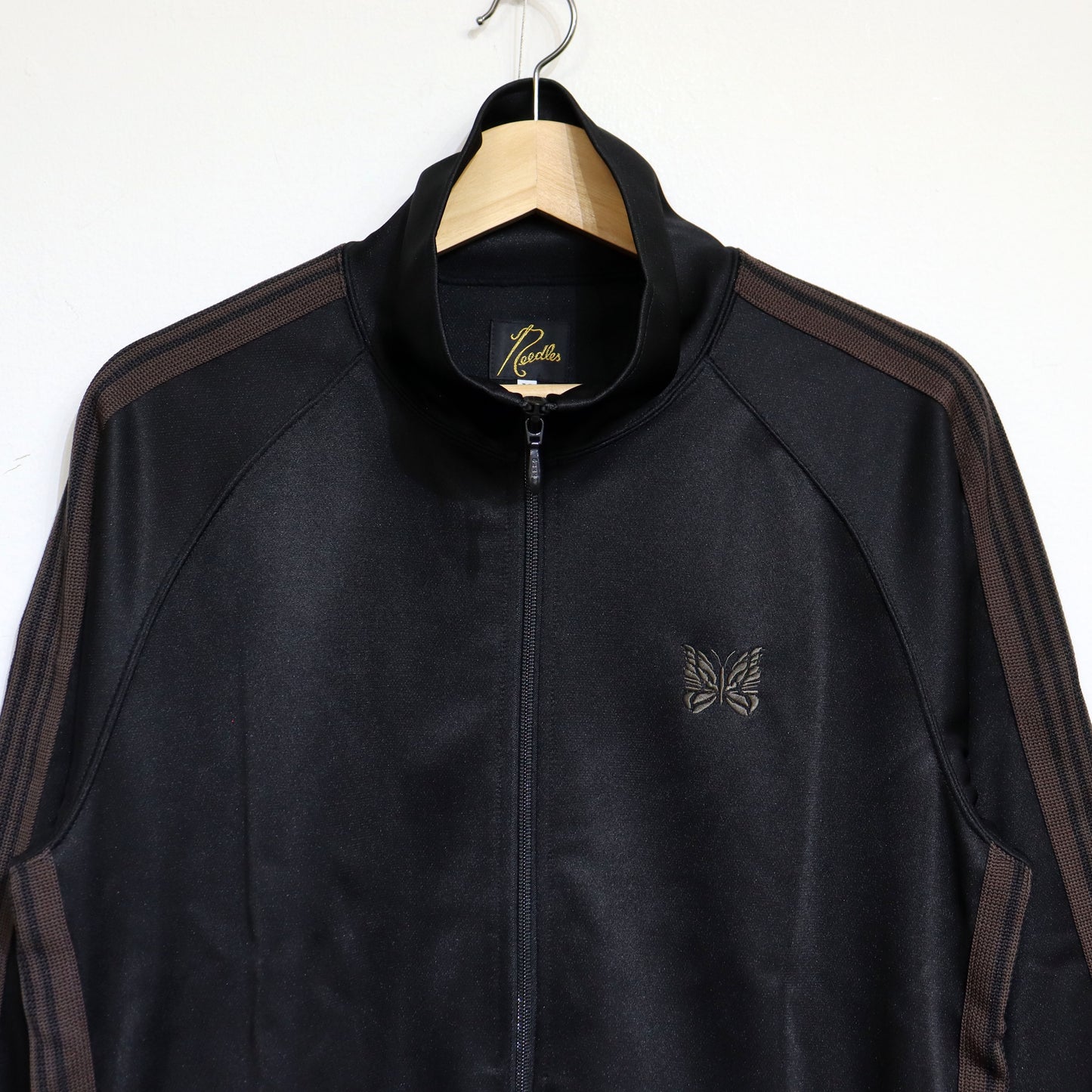 Needles：Track Jacket - Poly Smooth【Black】