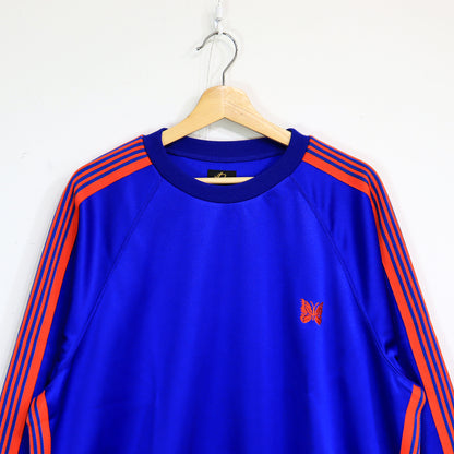 NDLS TAMA SP : Track Crew Neck Shirt - Poly Smooth - Blue