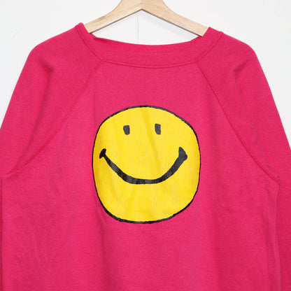 COPY CAT : "SMILE" Sweat - Pink×Yellow