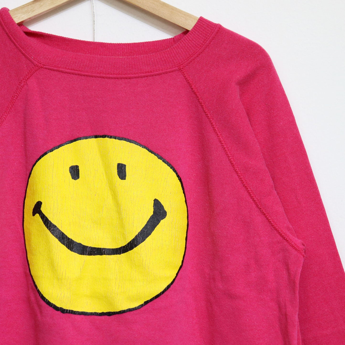 COPY CAT : "SMILE" Sweat - Pink×Yellow