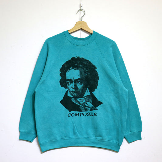 COPYCAT : "Composer" Sweat Shirt - Lt.Blue