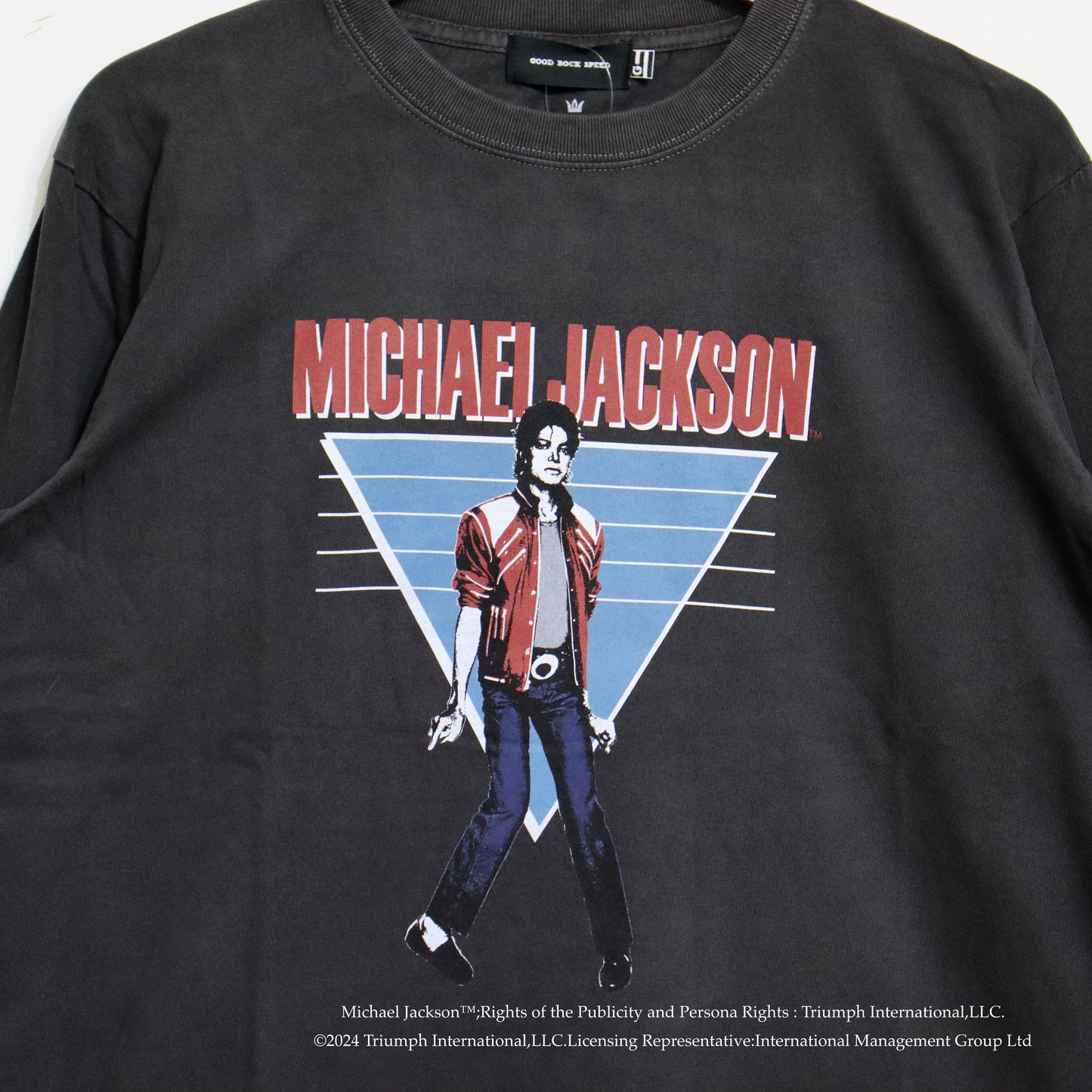 GOOD ROCK SPEED：MICHAEL JACKSON PHOTO LS TEE