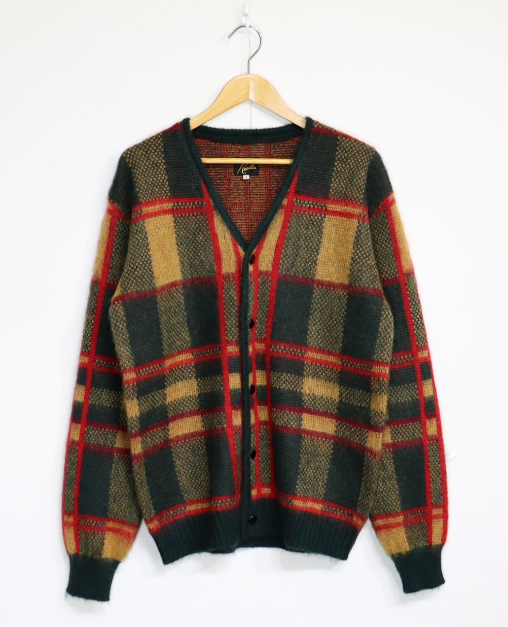 Needles：MOHAIR CARDIGAN - TARTAN