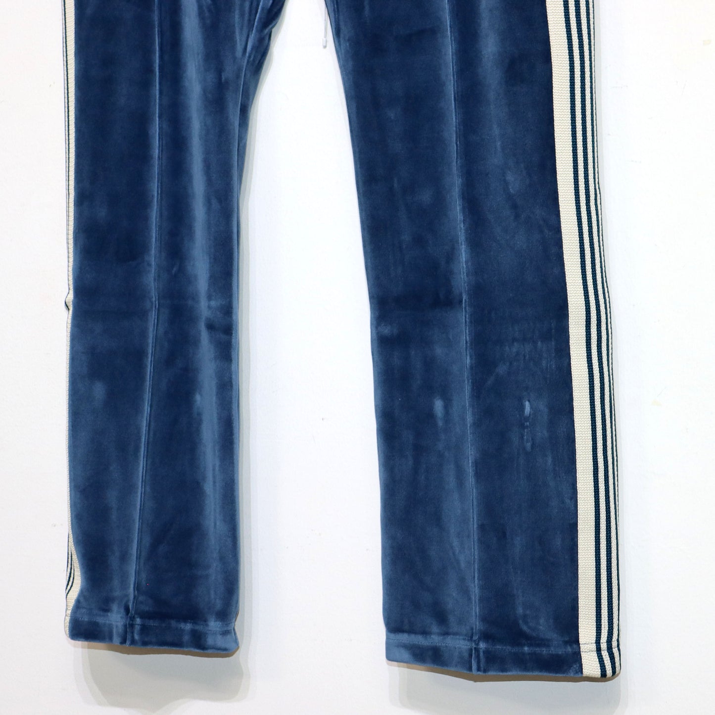 Needles：Narrow Track Pant - C/PE Velour【Blue×Blue】