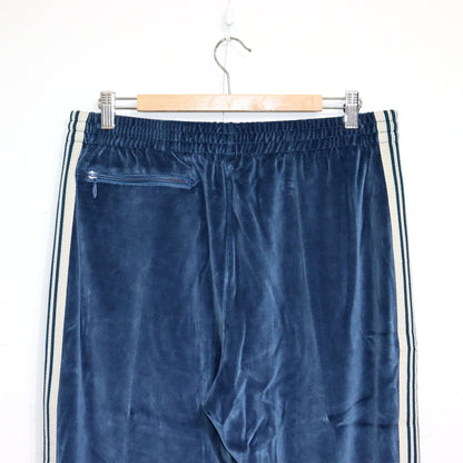 Needles：Narrow Track Pant - C/PE Velour【Blue×Blue】