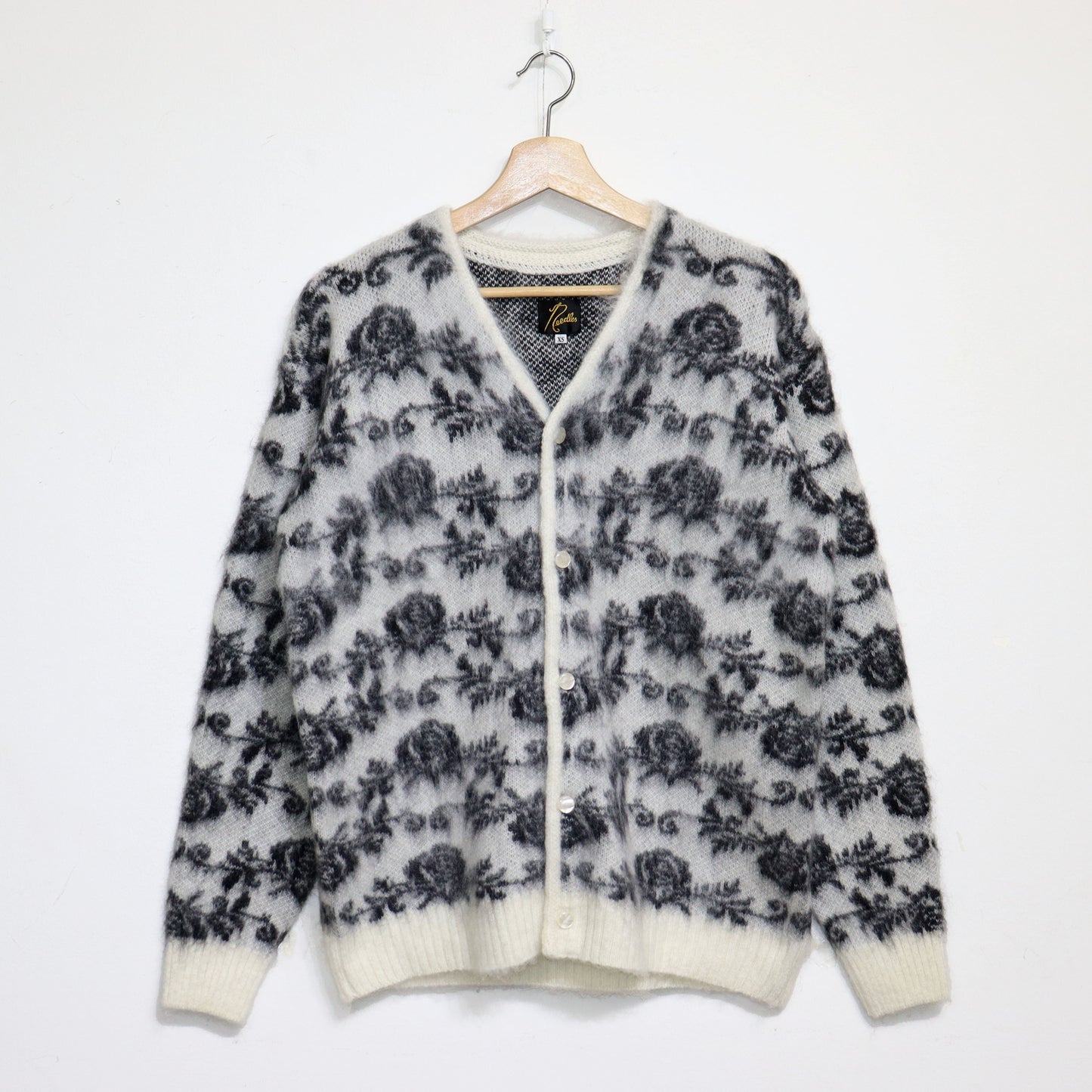 Needles：MOHAIR CARDIGAN -【Rose - White】