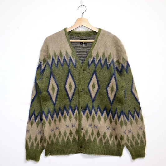 Needles：MOHAIR CARDIGAN -【Diamond - Green】