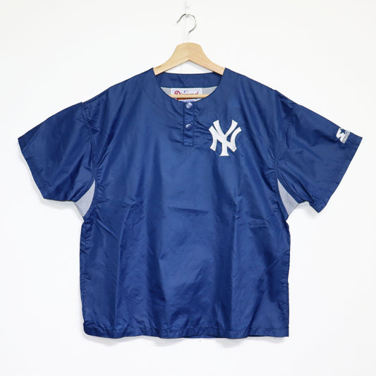 used : (Starter) NY Yankees Pullover Nylon S/S Tee