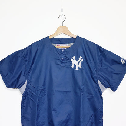 used : (Starter) NY Yankees Pullover Nylon S/S Tee