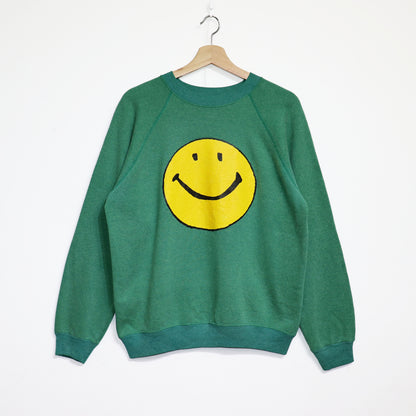 COPY CAT : "SMILE" Sweat - Green×Yellow